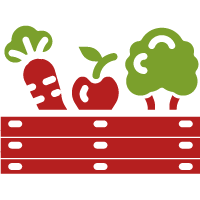 pictogramme caisse à légumes